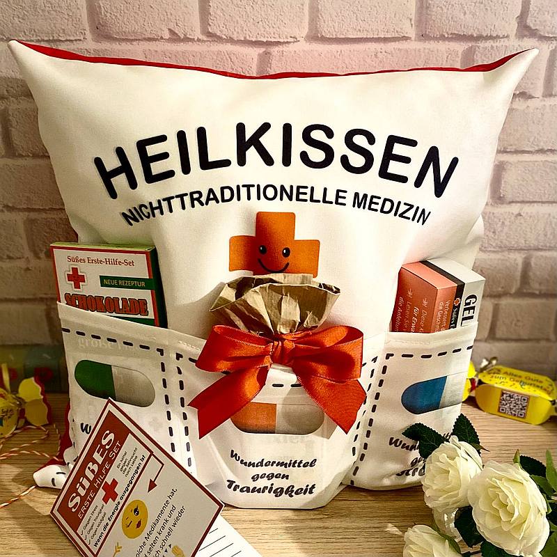 Set: Heilkissen mit Taschen