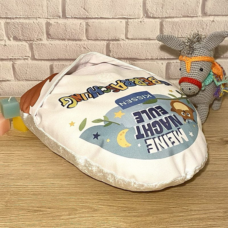 Kinder-Ei-Kissen mit Tasche für Süßigkeiten